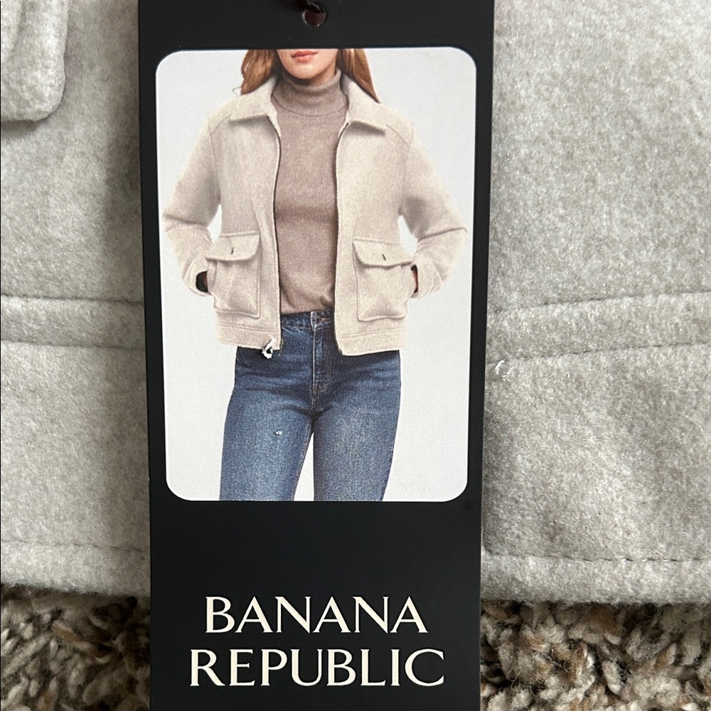 Banana Republic Taupe Short Jacket
